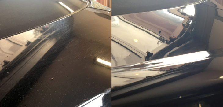 Machine Polishing - before and after